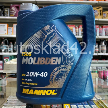Масло моторное MANNOL Molibden 10W-40 SN/CH-4 4л