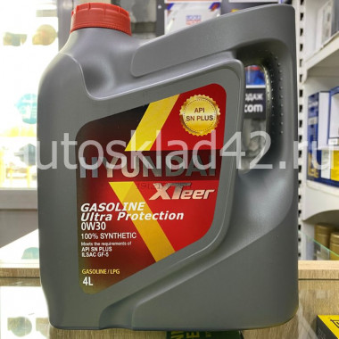 Масло моторное HYUNDAI XTeer GASOLINE Ultra Protection 0W-30 4л