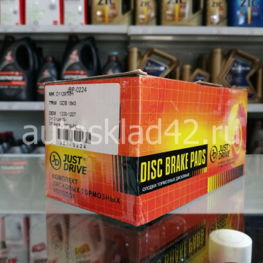 Тормозные колодки передние JUST DRIVE JBP-0224