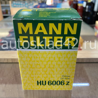 Фильтр масляный MANN HU 6006 z