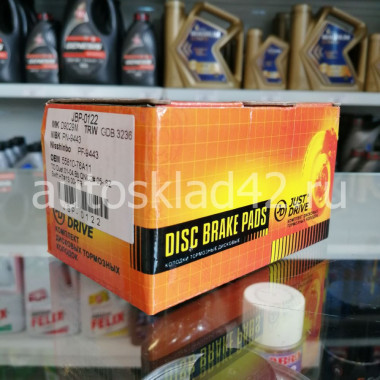 Тормозные колодки передние JUST DRIVE JBP-0122