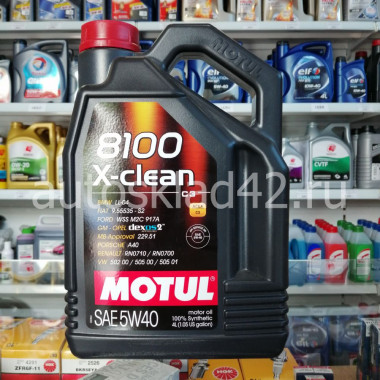 Масло моторное MOTUL 8100 X-clean SN C3 5W-40 4л