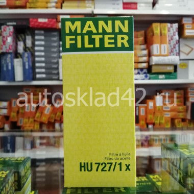 Фильтр масляный MANN HU 727/1 x