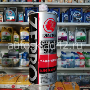 Масло моторное IDEMITSU Zepro Euro Spec 5W-40 SN/CF 1л