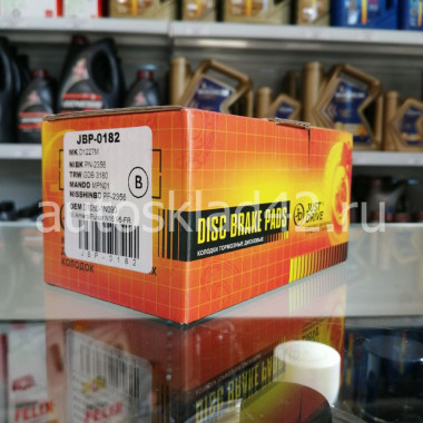 Тормозные колодки передние JUST DRIVE JBP-0182