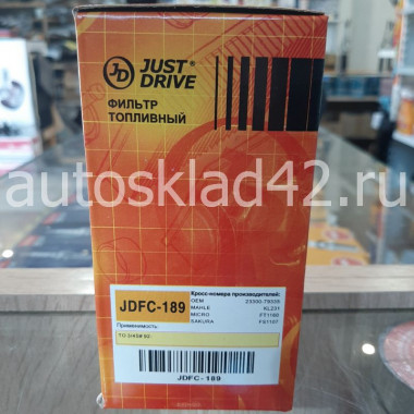 Фильтр топливный JUST DRIVE JDFC-189