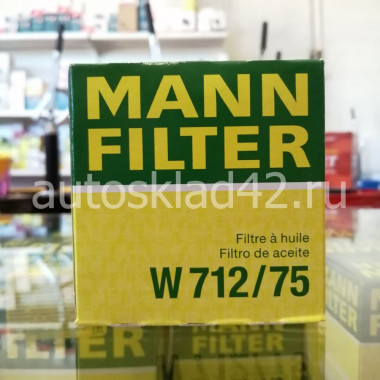 Фильтр масляный MANN W 712/75