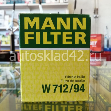 Фильтр масляный MANN W 712/94