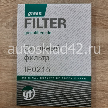 Фильтр салонный GREEN FILTER IF0215