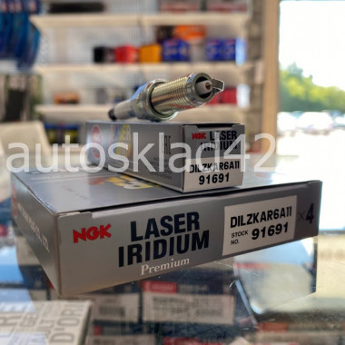 Свеча зажигания NGK 91691 DILZKAR6A11 Laser Iridium
