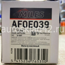 Фильтр масляный MILES AFOE039