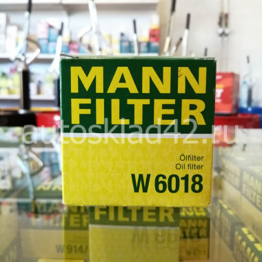 Фильтр масляный MANN W 6018
