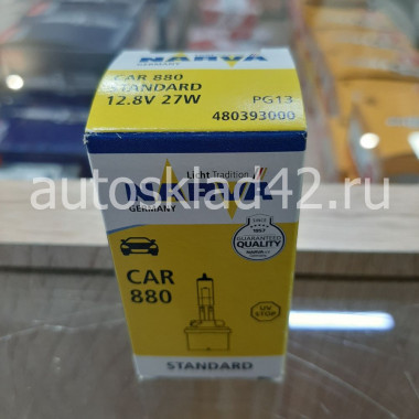 Автолампа NARVA H27W 880 12.8V 27W PG13