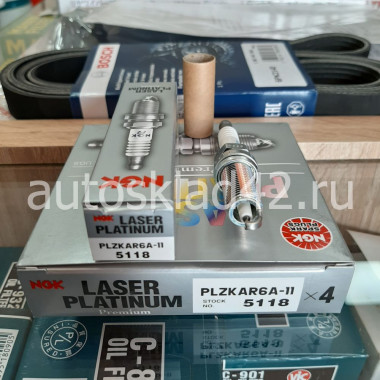 Свеча зажигания NGK 5118 PLZKAR6A-11 Laser Platinum