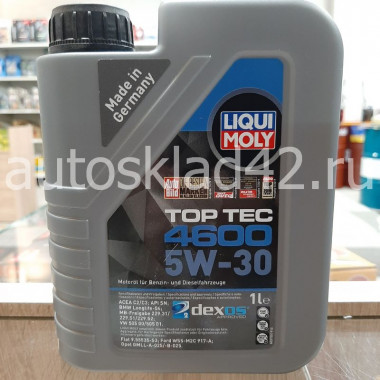 Масло моторное LIQUI MOLY Top Tec 4600 SN/C2/C3 5W-30 1л