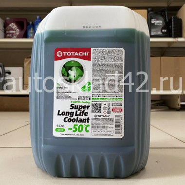 Антифриз TOTACHI SUPER LLC -50 (зеленый) 10л