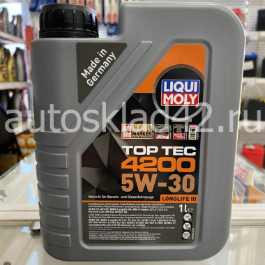 Масло моторное LIQUI MOLY Top Tec 4200 SP/C3 504.00/507.00 5W-30 1л