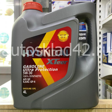 Масло моторное HYUNDAI XTeer GASOLINE Ultra Protection 5W-30 4л