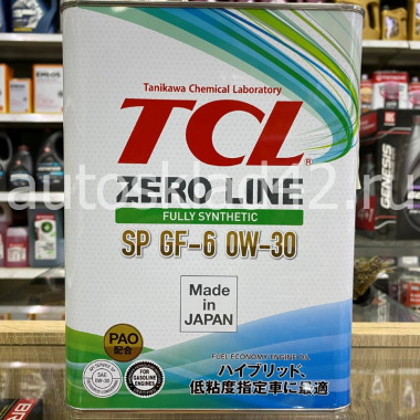 Масло моторное TCL ZERO LINE 0W-30 SP/GF-6 4л