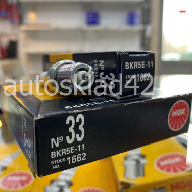 Свеча зажигания NGK 1662 BKR5E-11 V-Line №33