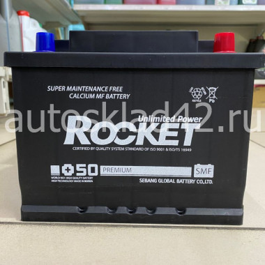 Аккумулятор ROCKET SMF+50 63Ah 12V 650A
