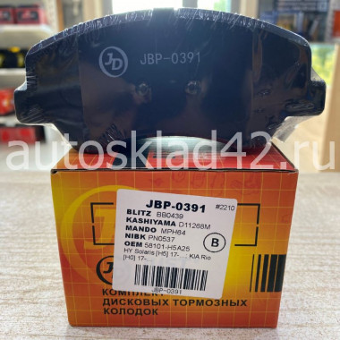 Тормозные колодки передние JUST DRIVE JBP-0391