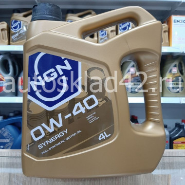 Масло моторное NGN SYNERGY SN/CF 0W-40 4л