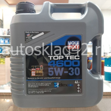 Масло моторное LIQUI MOLY Top Tec 4600 SN/C2/C3 5W-30 4л