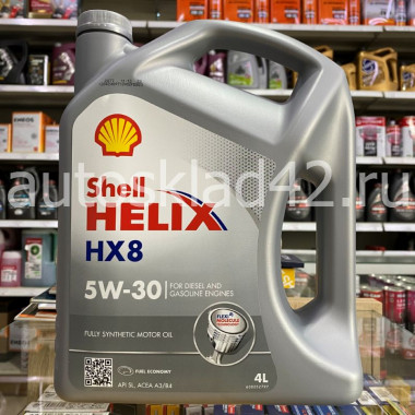 Масло моторное Shell HELIX HX8 SL A3/B4 5W-30 4л