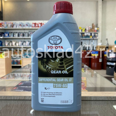 Масло трансмиссионное TOYOTA DIFFERENTIAL GEAR OIL LT 75W-85 1л