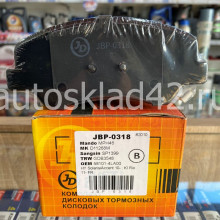 Тормозные колодки передние JUST DRIVE JBP-0318